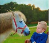 F&S Gift Store Horse Custom Portrait. Horse Custom Oil Painting. Horse custom painting. Pet custom portrait. Oil painting. Commission Horse portrait. ETSY