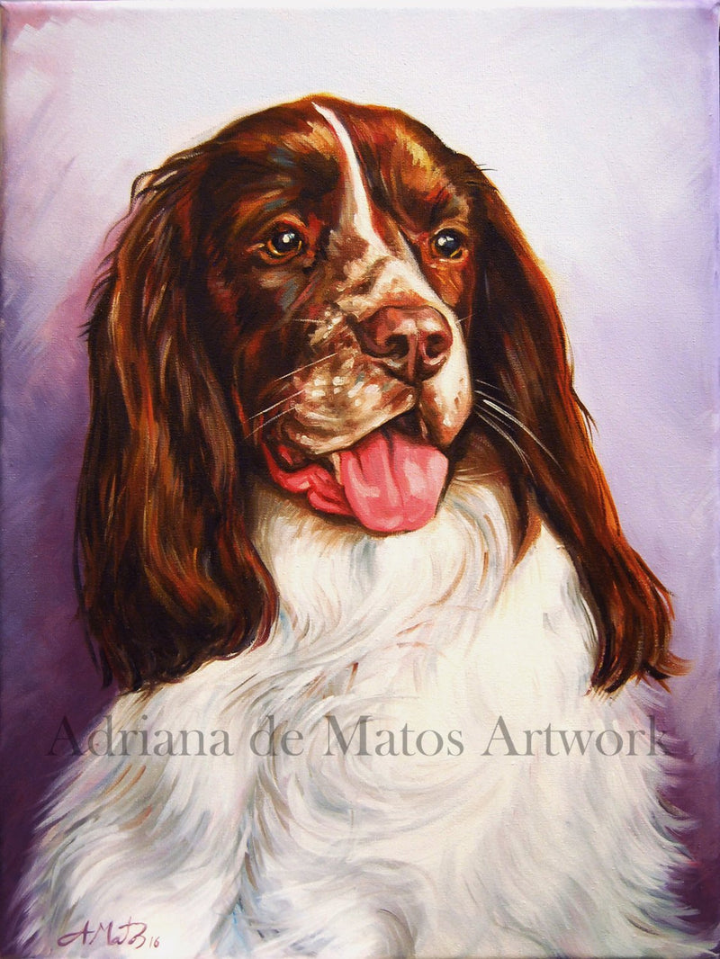 F&S Gift Store Pet Portrait - Dog Painting from Photo - Original Painting on Canvas - Dog and Cat Portraits - Animal Paintings - Pet Pet Owners Gifts