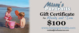 F&S Gift Store CUSTOM PAINTING - Personalized Gift Certificates - Oil Painting - Custom Portrait Gift