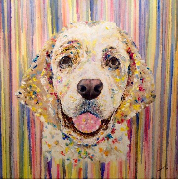 Personalized Oil Painting From Photos, handcraft art on Canvas-Show Case JDO101691-24