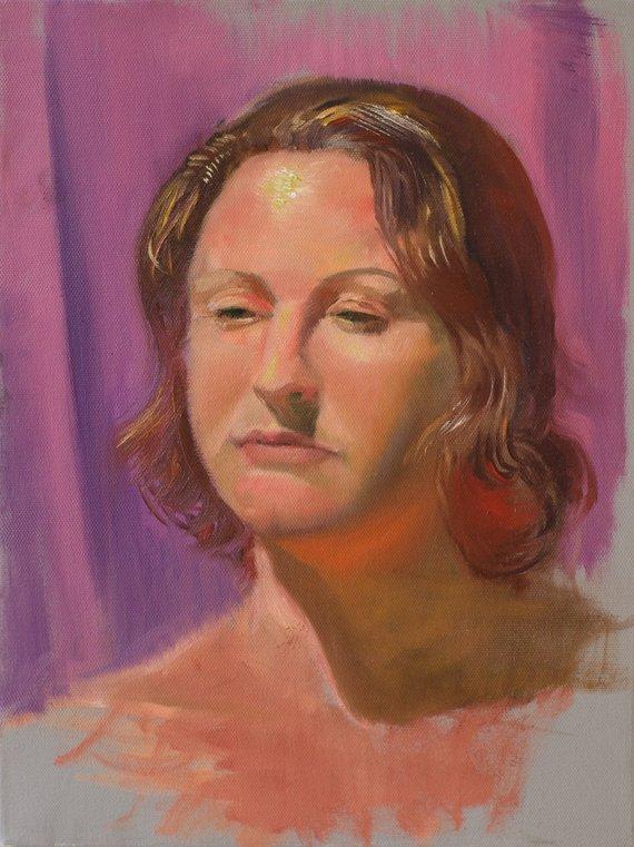 F&S Gift Store Woman portrait, oil painting, customized portrait, commissioned portrait, original painting, oil on canvas, female portrait 30X40 cm