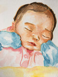 F&S Gift Store Portrait painting - baby, kid, family, friends / personalized gift