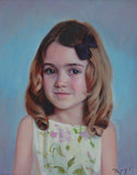 F&S Gift Store Custom Oil Portrait, 8" x 6" from your photo in a gold frame (approx. 13" x 11").