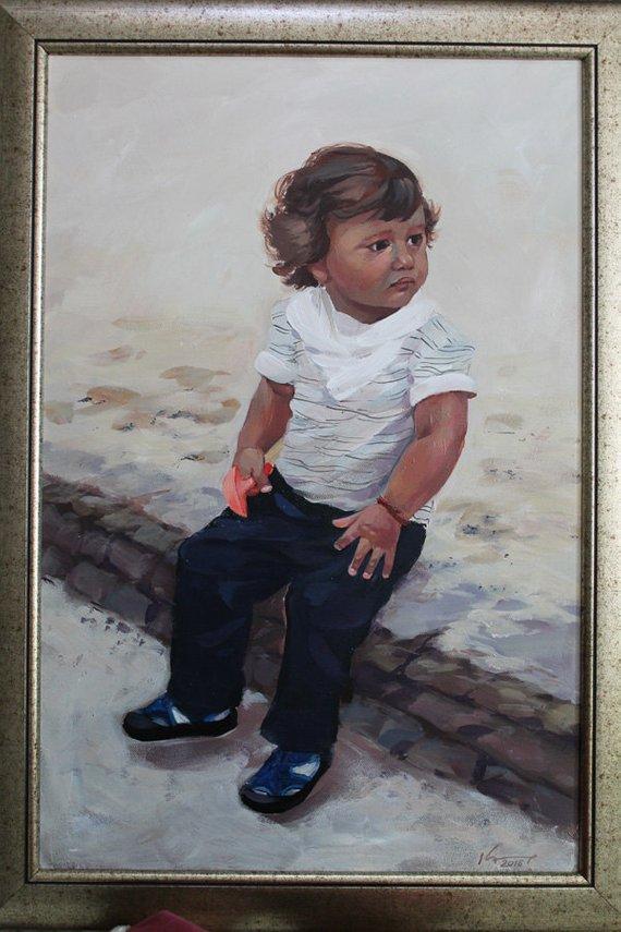 Personalized Oil Painting From Photos, handcraft art on Canvas-Show Case LCH100421-24