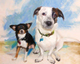 Personalized Oil Painting From Photos, handcraft art on Canvas-Show Case LDE102446-12