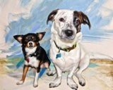 Personalized Oil Painting From Photos, handcraft art on Canvas-Show Case LDE102446-12