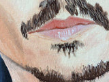 F&S Gift Store Famous people original oil portrait paintings Johnny Depp