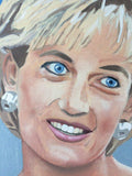 F&S Gift Store Princess Diana famous people portraits original oil paintings