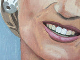 F&S Gift Store Princess Diana famous people portraits original oil paintings