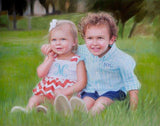 F&S Gift Store Children Custom Portrait-oil painting-custom portrait from photo-custom portrait painting-commission portrait-child portrait-Custom ETSY