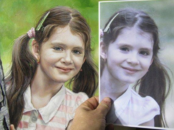 Personalized Oil Painting From Photos, handcraft art on Canvas-Show Case LPK102370-48