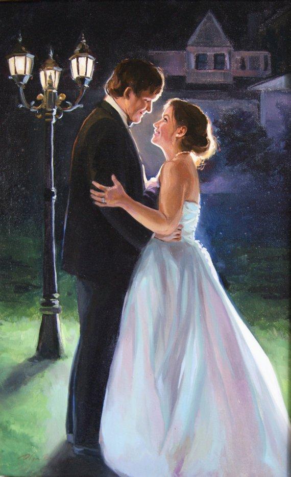 Personalized Oil Painting From Photos, handcraft art on Canvas-Show Case FMH101540-30