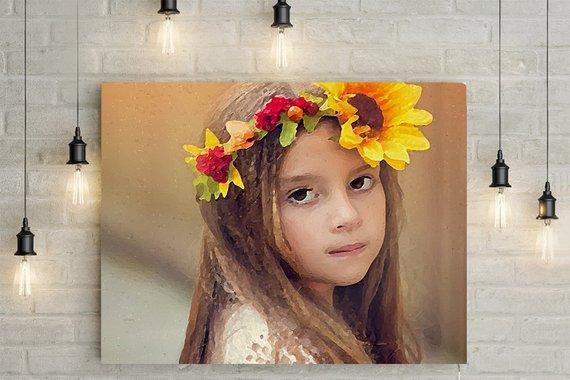 Personalized Oil Painting From Photos, handcraft art on Canvas-Show Case COH100846-24