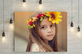 F&S Gift Store Custom Oil Paint Effect Portrait - Photo to Canvas, Personalized Canvas Print or Printable, your choice!