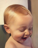 F&S Gift Store CUSTOM PAINTING - Custom Portrait - Oil Painting - Baby Portrait - Photo to Painting