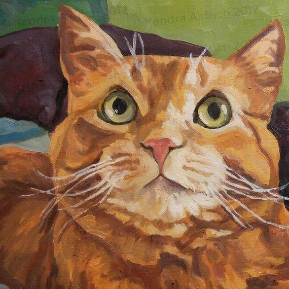 F&S Gift Store Custom Oil Painting, Custom Oil Pet Portrait, Custom Pet Portrait Painting, Custom Pet Art, Custom Pet Painting on Canvas, Oil 18 x 24