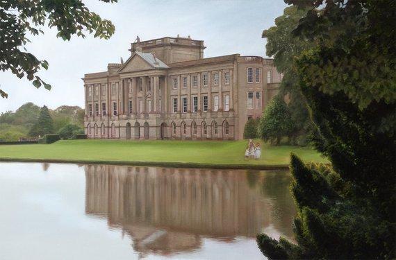F&S Gift Store Custom House Painting - Castle Painting - House Portrait - Painting of Home - Oil painting - Unique Gift