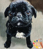 F&S Gift Store Dog Portraits in Oil - Custom Dog Portraits - Dog Painting from your Photo - Portraits by NC