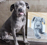 F&S Gift Store Custom pet portrait, custom dog portrait painting, custom dog art, custom pet painting, pet portrait custom