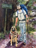 Personalized Oil Painting From Photos, handcraft art on Canvas-Show Case PAD100220-20