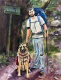 F&S Gift Store 12x16 Two Subject Custom Pet Portrait Oil Painting