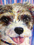 F&S Gift Store Pet Painting Portrait From Photo Dog Portrait Custom Dog's Portrait To Order Gift For Dog Lover Customized Portrait Impressionism Modern Art