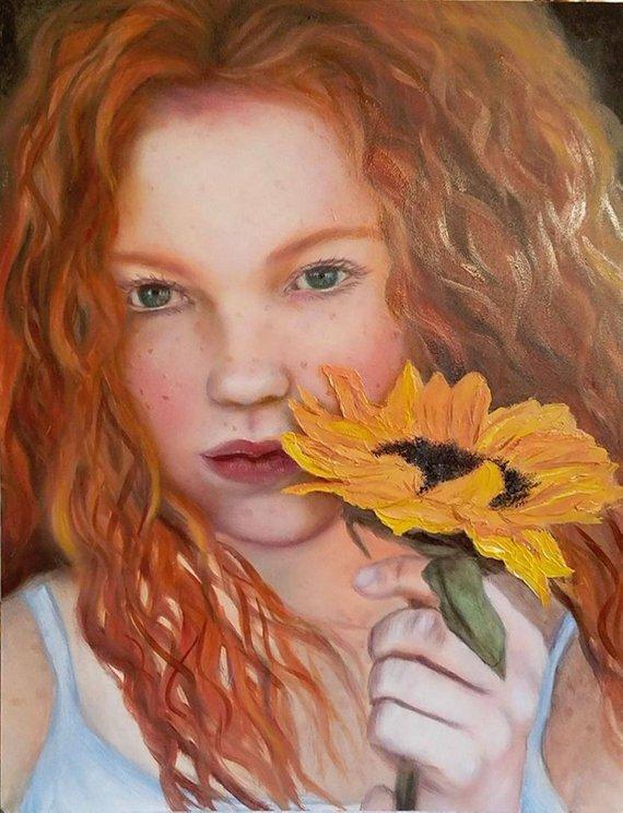 Personalized Oil Painting From Photos, handcraft art on Canvas-Show Case DAL102533-12