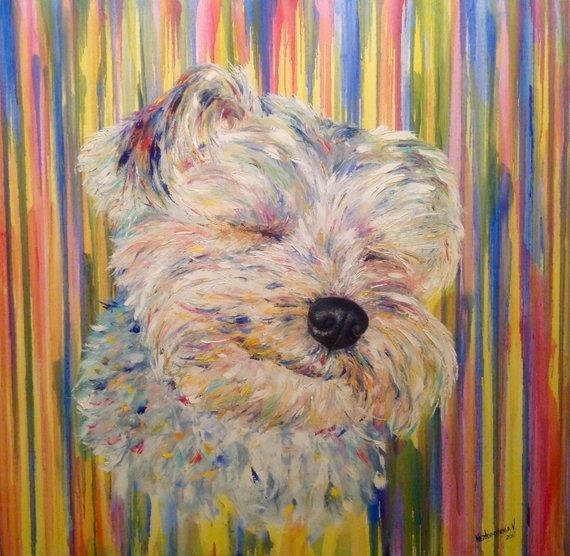 Personalized Oil Painting From Photos, handcraft art on Canvas-Show Case FAN101708-36