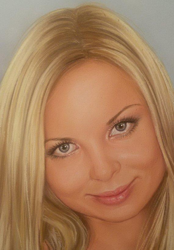 Personalized Oil Painting From Photos, handcraft art on Canvas-Show Case QTK101340-20