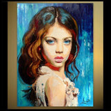 Personalized Oil Painting From Photos, handcraft art on Canvas-Show Case IKN101438-36