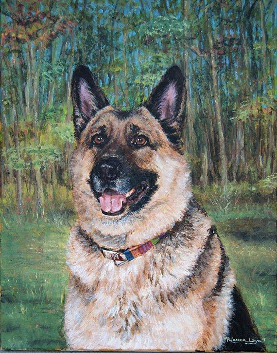 F&S Gift Store Pet portraits, Oil paintings, commission pet portraits, dog paintings, my dog, painting from photo, paint my pet, hand drawn, original