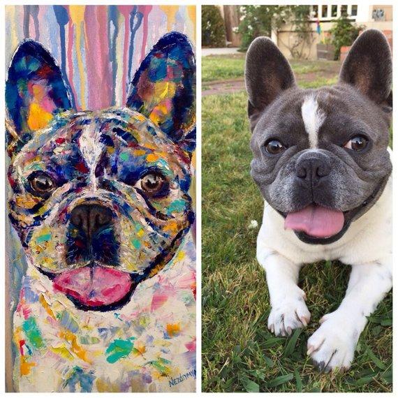 Personalized Oil Painting From Photos, handcraft art on Canvas-Show Case LFS101693-24