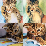 F&S Gift Store Custom made pet painting, original watercolor art, oil, acrylic painting, tote bag, gift (dogs, cats, rabbits, and more)