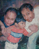 F&S Gift Store Custom Impressionism Portrait Oil Paintings on Canvas (from photo)