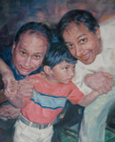 Personalized Oil Painting From Photos, handcraft art on Canvas-Show Case KAJ100813-20