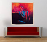 F&S Gift Store Surrealism/Nude/Oil Painting Canvas painting/Woman portrait/Custom nude/Erotic painting/Woman painting/Figurative/woman/Certificate/art