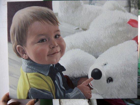 Personalized Oil Painting From Photos, handcraft art on Canvas-Show Case QFE101932-30