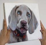 F&S Gift Store Custom portrait Custom Dog portrait Easter gift Animal art Cat portrait Pet portrait custom pet lovers gift Wall art Pet painting pet gifts