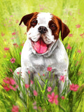F&S Gift Store Mother's Day Gift Custom dog portrait Gift Dog portrait pet memorial Portrait from photo Dog lover gift dog painting digital portrait