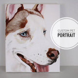 F&S Gift Store CUSTOM dog painting, custom dog portrait, pet painting, pet portrait, custom pet painting, pet painting personalized, dog painting custom