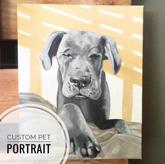 Personalized Oil Painting From Photos, handcraft art on Canvas-Show Case GRI101176-12