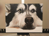 F&S Gift Store Dog Oil Painting - Custom Pet Painting, Pet Portrait, Pet Painting, Color, Gift, Present, Paint, Dog, Cat, Anniversary, Birthday
