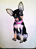 F&S Gift Store Custom pet portrait. Custom dog oil painting. Pet porttrait. custom dog portrait - oil painting on canvas. Custom animal portrait.