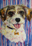 F&S Gift Store Pet Painting Portrait From Photo Dog Portrait Custom Dog's Portrait To Order Gift For Dog Lover Customized Portrait Impressionism Modern Art