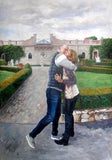 Personalized Oil Painting From Photos, handcraft art on Canvas-Show Case JPI100812-24