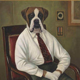 F&S Gift Store Pet portrait Dog Portrait Custom Photo to Painting Hand made Museum Quality Oil Portrait