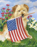 F&S Gift Store 8x10 Oil on canvas custom dog pet portrait painting from photos Commissioned pet gift by Janet Zeh Original Art