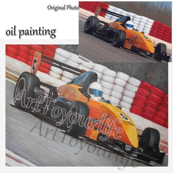 Personalized Oil Painting From Photos, handcraft art on Canvas-Show Case QMN102455-20