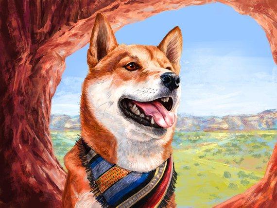 F&S Gift Store Custom pet portrait Portrait from photo Gift Dog portrait Dog lover gift Dog painting Dog memorial Dog art Mothers day Idea Gift
