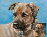 Personalized Oil Painting From Photos, handcraft art on Canvas-Show Case GAL101688-24